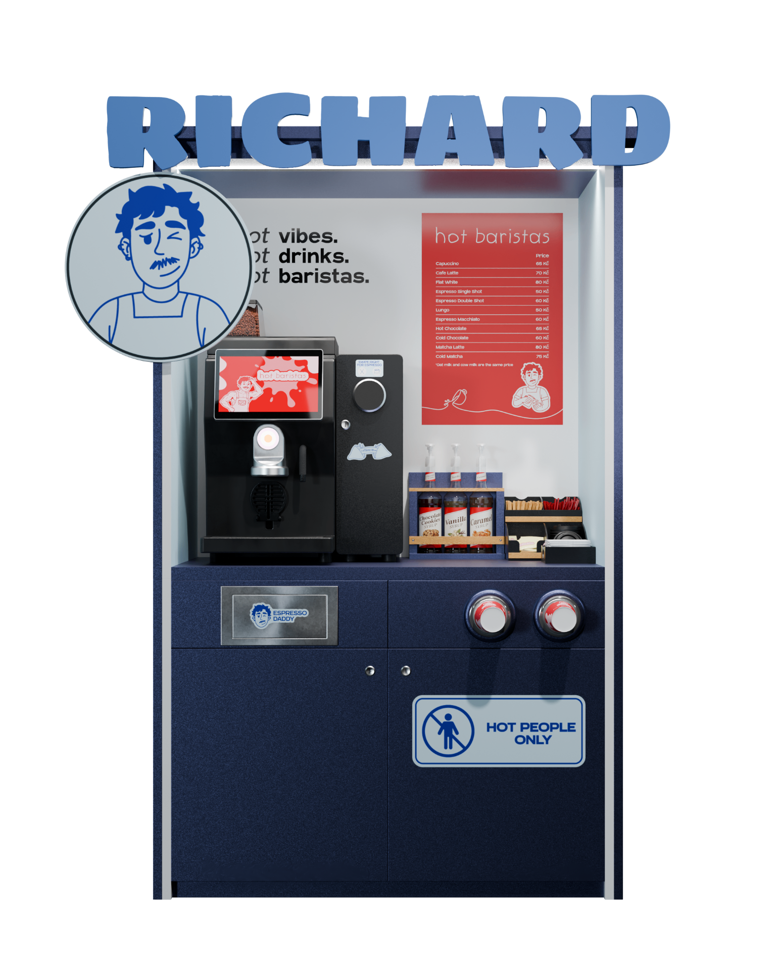 Richard — Hot Baristas coffee station