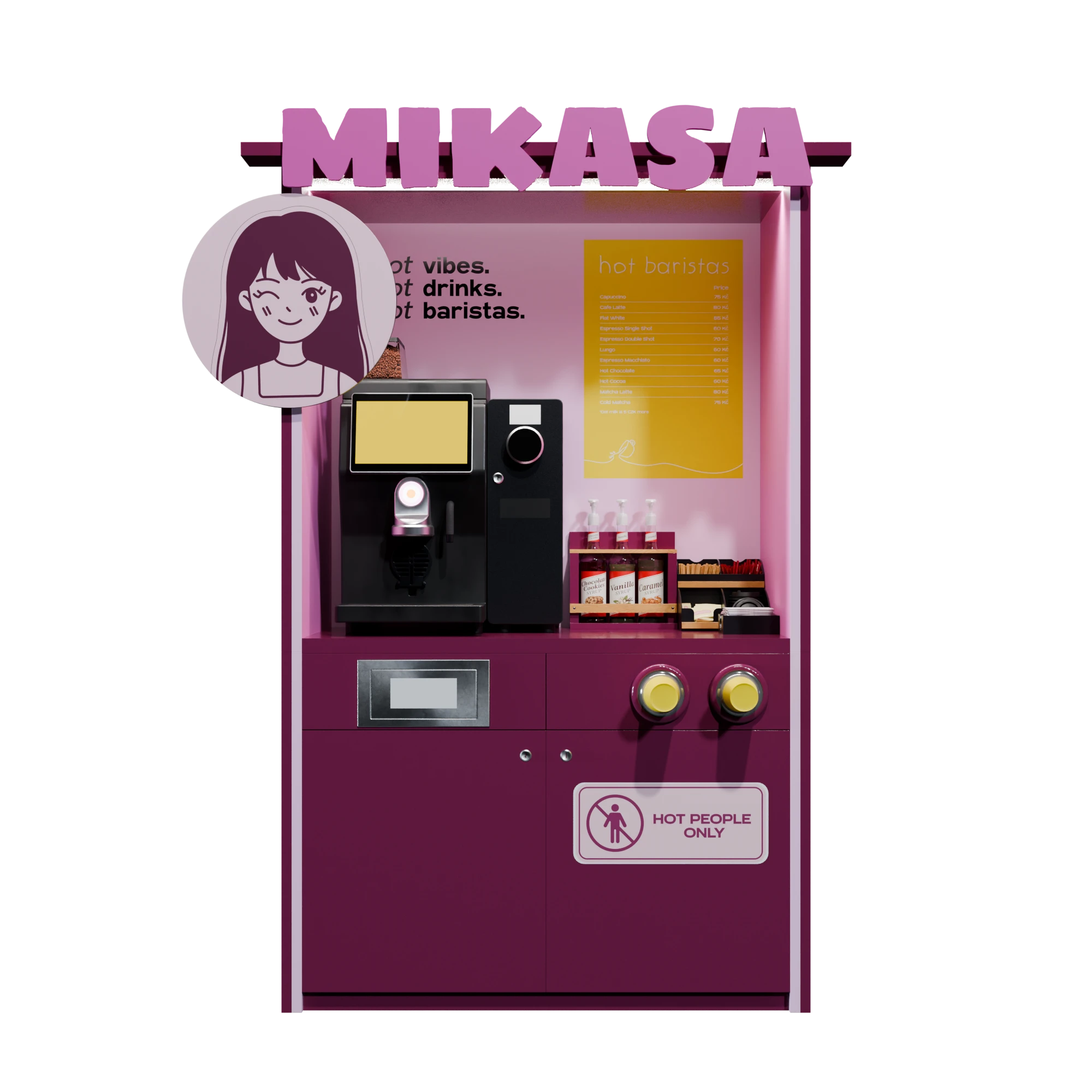 Mikasa — Hot Baristas station